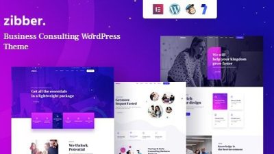 Zibber v1.2.1 Consulting Business WordPress Theme + RTL