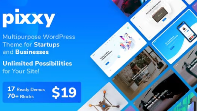 Pixxy v1.1.5 Landing Page