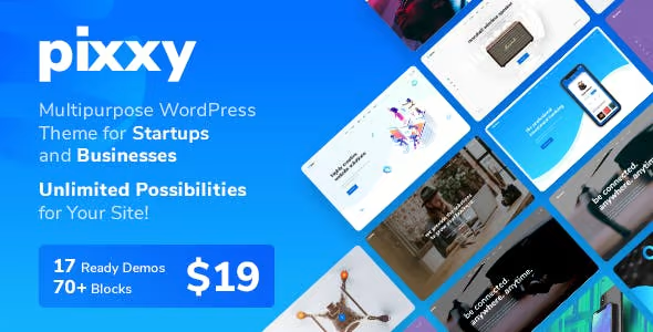 Pixxy v1.1.5 Landing Page