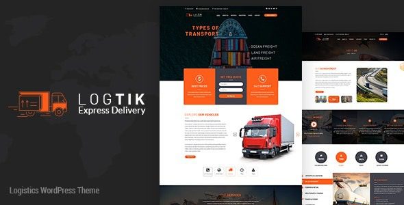 Logtik v2.0 WP Logistics, Cargo & Transportation