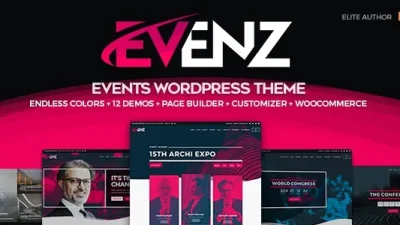 Evenz v1.6.0 Conference and Event WordPress Theme