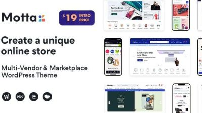 Motta (v1.0.6) Multi-Vendor and Marketplace WordPress Theme