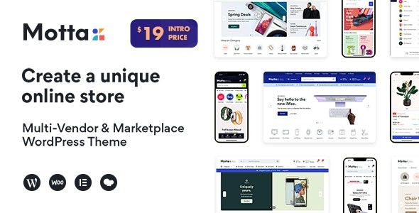 Motta (v1.0.6) Multi-Vendor and Marketplace WordPress Theme