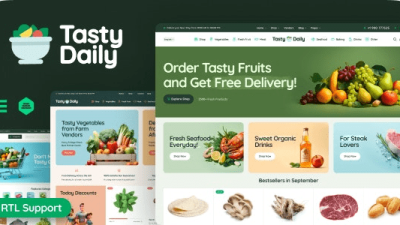Tasty Daily (v1.1) Grocery Store & Food WooCommerce Theme