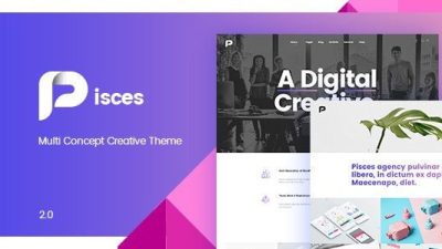 Pisces v.2.4.0 Multi Concept Creative Theme