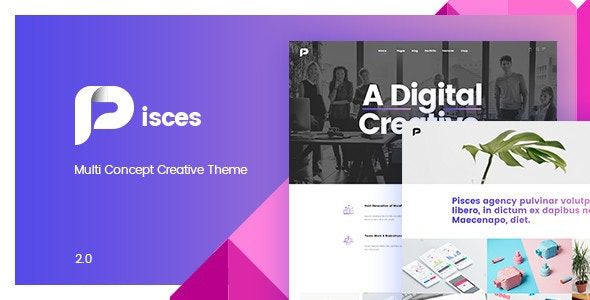 Pisces v.2.4.0 Multi Concept Creative Theme