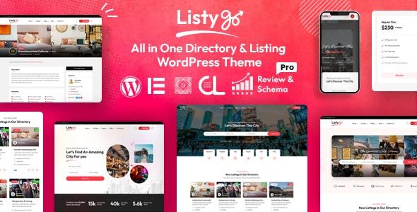 Listygo (v1.3.1) Directory & Listing WordPress Theme