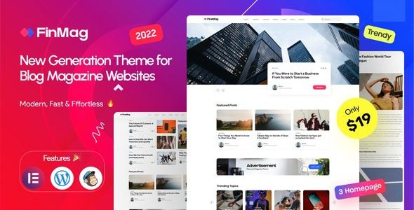 FinMag v2.3 Modern Magazine WordPress Theme