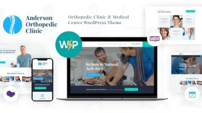 Anderson v1.3.0 Orthopedic Clinic & Medical Center WordPress Theme