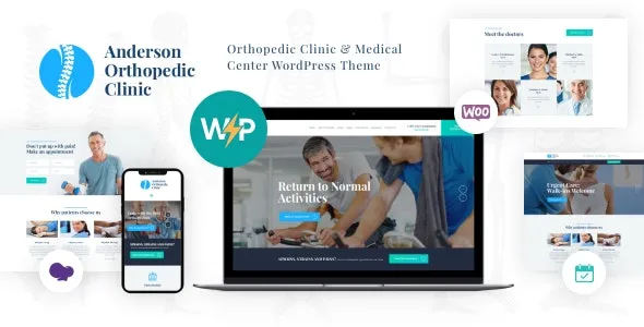 Anderson v1.3.0 Orthopedic Clinic & Medical Center WordPress Theme