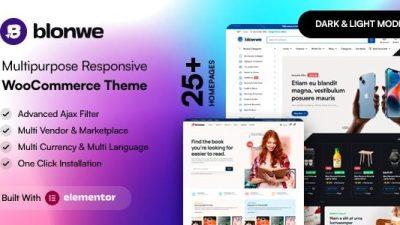 Blonwe (v.1.0.2) Multipurpose WooCommerce Theme