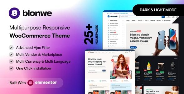 Blonwe (v.1.0.2) Multipurpose WooCommerce Theme