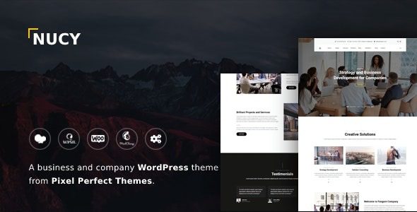 Nucy (v1.2.5) Business & Company WordPress Theme