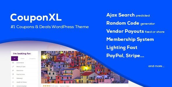 CouponXxL (v3.0.0) Deals, Coupons & Discounts WP Theme