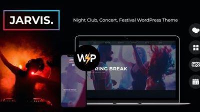 Jarvis (v1.8.10) Night Club, Concert, Festival WordPress Theme [Activated]