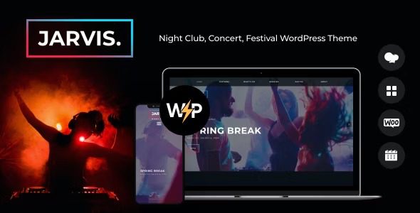 Jarvis (v1.8.10) Night Club, Concert, Festival WordPress Theme [Activated]