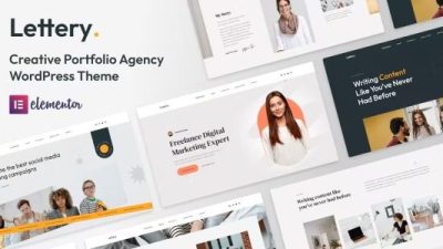 Lettery (v1.1.2) Creative Portfolio Agency WordPress Theme