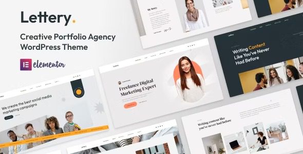 Lettery (v1.1.2) Creative Portfolio Agency WordPress Theme
