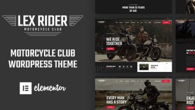 LexRider v.1.6.5 Motorcycle Club WordPress Theme