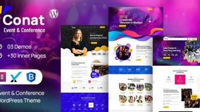 Conat v.1.2 Event & Conference WordPress Theme + RTL Ready