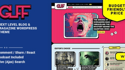 Guff (v1.0.1) Blog & Magazine WordPress Theme