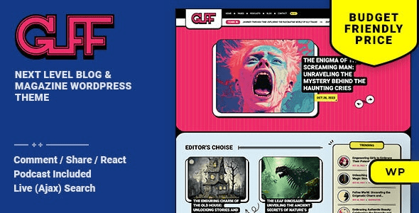 Guff (v1.0.1) Blog & Magazine WordPress Theme
