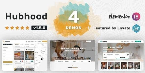 Hubhood (v1.5.4) Directory & Listing WordPress Theme