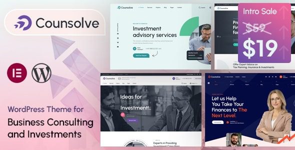 Counsolve (v1.0) Consulting & Investments WordPress Theme