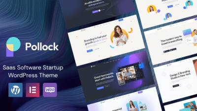 Pollock (v1.1.6) Saas Software Startup WordPress Theme