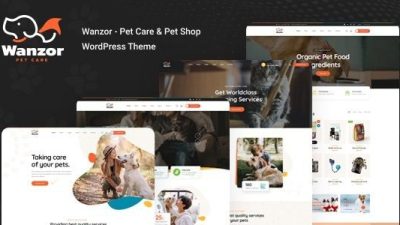 Wanzor v1.1.4 Pet WordPress Theme