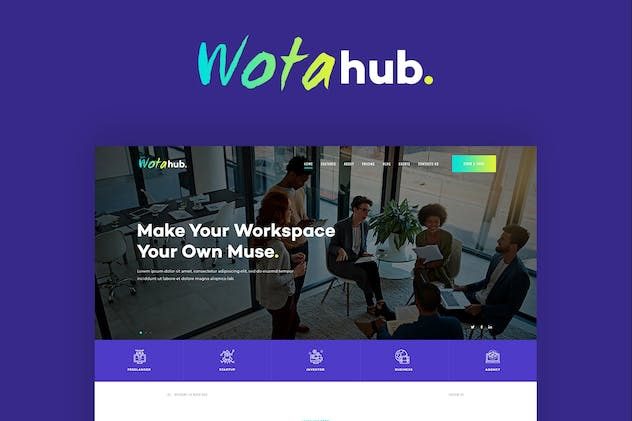 WotaHub (v1.1.0) Coworking Space WordPress Theme #