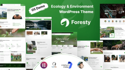 Foresty (v1.0.2) Charity and Ecology WordPress Theme 