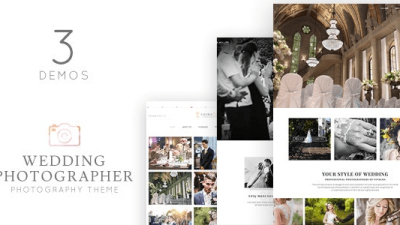Wedding Photographer WordPress Theme – (Vivagh v2.4)