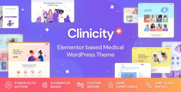 Clinicity v1.1.4 Health & Medical Elementor Theme