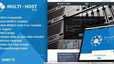 Multi Host v.2.7 WHMCS Hosting WordPress Theme