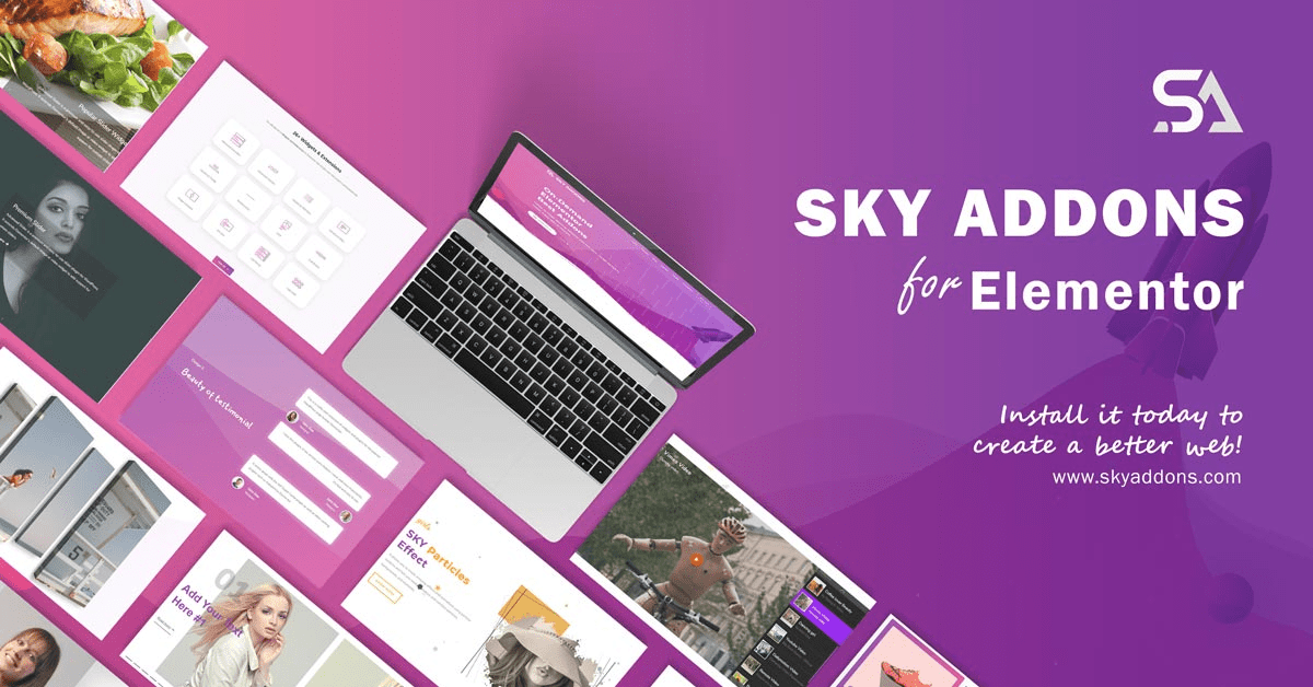 Sky Addons PRO (v2.0.1) for Elementor Page Builder WordPress Plugin [Activated]