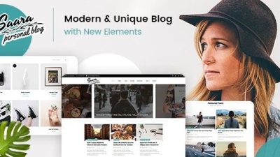 Saara v2.5 Minimal Blog WordPress Theme