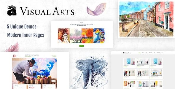 Visual Art v2.4 Gallery WordPress Theme