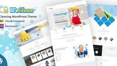 We Clean v3.5 Cleaning WordPress Theme
