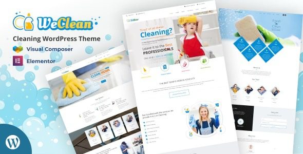 We Clean v3.5 Cleaning WordPress Theme