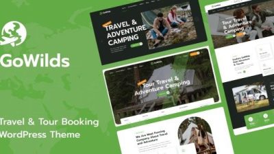 Gowilds (v1.0.5) Travel & Tour Booking WordPress Theme