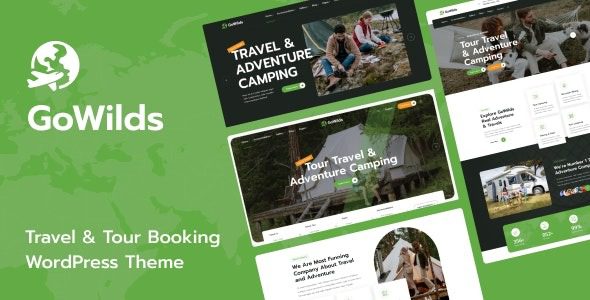 Gowilds (v1.0.5) Travel & Tour Booking WordPress Theme