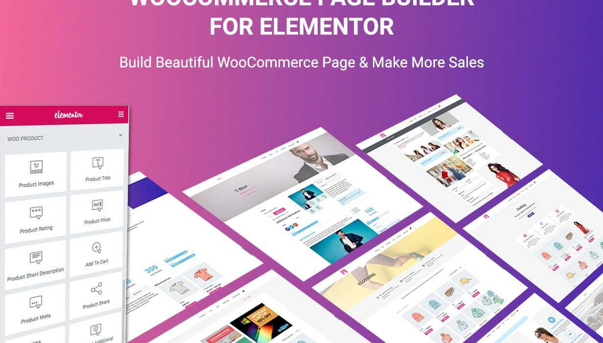 WooCommerce Page Builder For Elementor v1.1.6.7