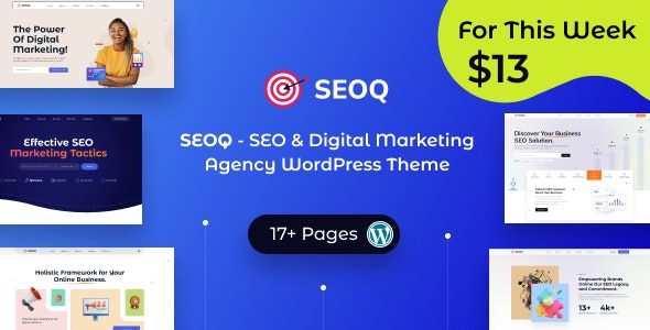 SEOQ v1.0.2 SEO & Digital Marketing Agency Theme