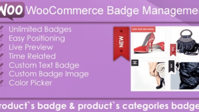 WooCommerce Products Badge Management v5.1