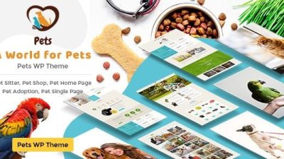 Pet World v2.8 Dog Care & Pet Shop WordPress Theme