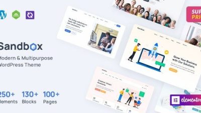 Sandbox (v1.1.7) Modern & Multipurpose WordPress Theme