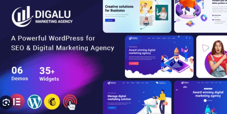 Digalu (v1.0.0) Digital Marketing Agency WordPress