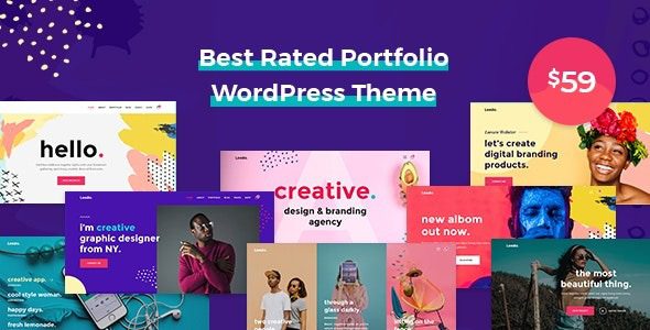 Leedo v2.0.2 Modern, Colorful & Creative Portfolio WordPress Theme