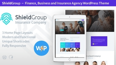 ShieldGroup v2.7 An Insurance & Finance WordPress Theme